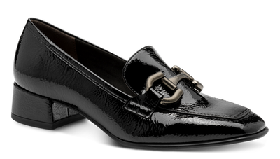 Tamaris Ladies Slip On Block Heel Loafer Shoe 24316-43 001