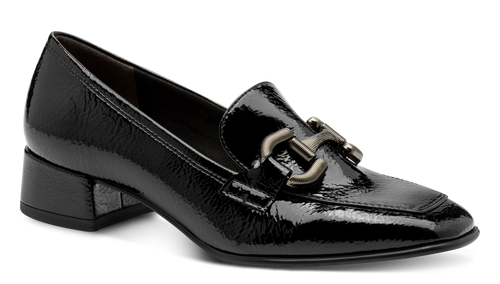 Tamaris Ladies Slip On Block Heel Loafer Shoe 24316-43 001