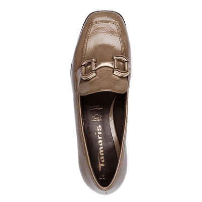 Tamaris Ladies Slip On Block Heel Loafer Shoe 24316-43 341