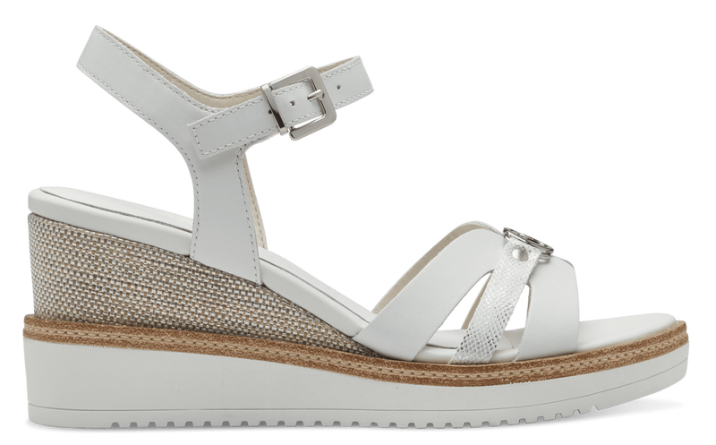 Tamaris Ladies High Wedge Velcro Sandal 28010-42 100