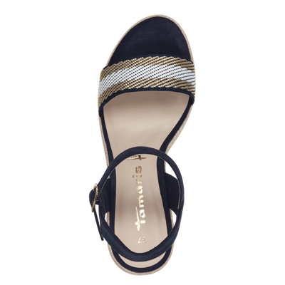 Tamaris Ladies High Wedge Espadrille Sandal 28329-42 805