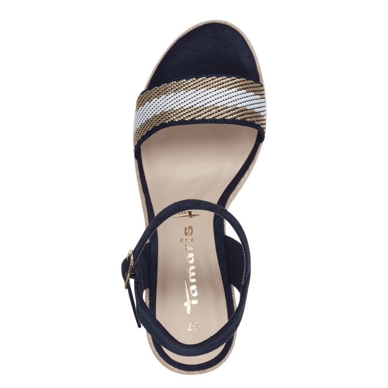 Tamaris Ladies High Wedge Espadrille Sandal 28329-42 805