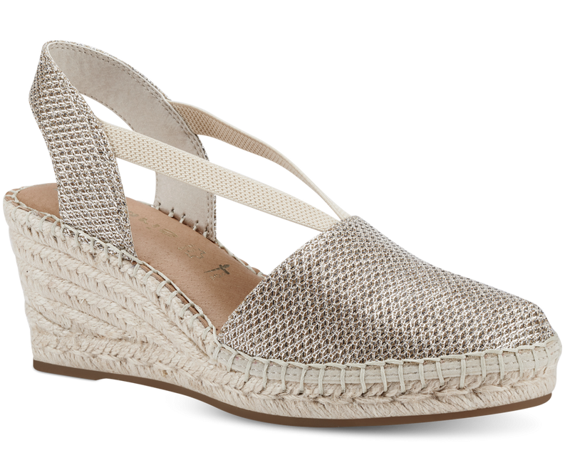 Tamaris Ladies SlingBack Espadrille Wedge Sandal 29603-20 909