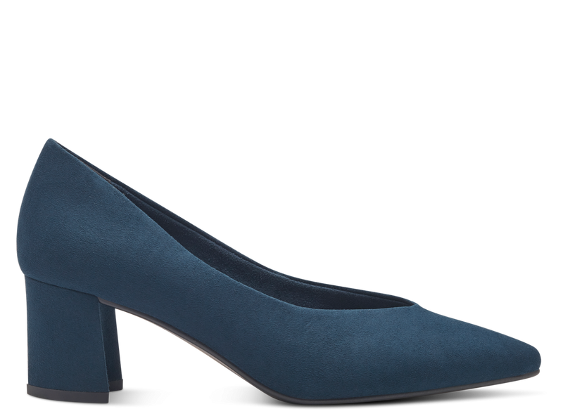 Marco Tozzi Ladies Navy V Cut Heel Shoe 22416-41 805 – Finn Footwear