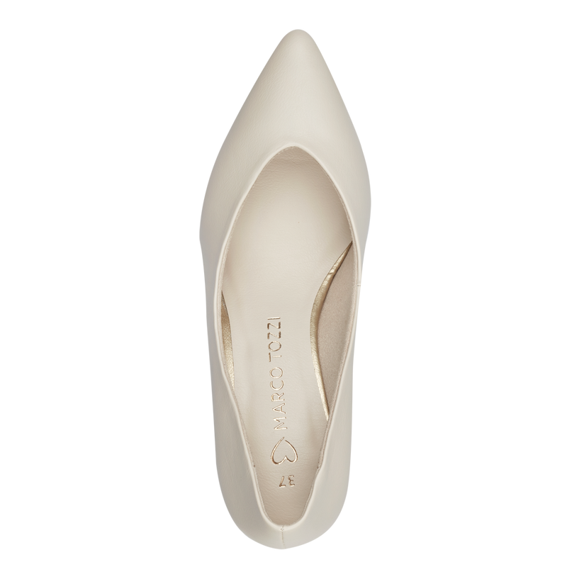 Marco Tozzi Ladies V Cut Block Heel court Shoe 22419-41 403