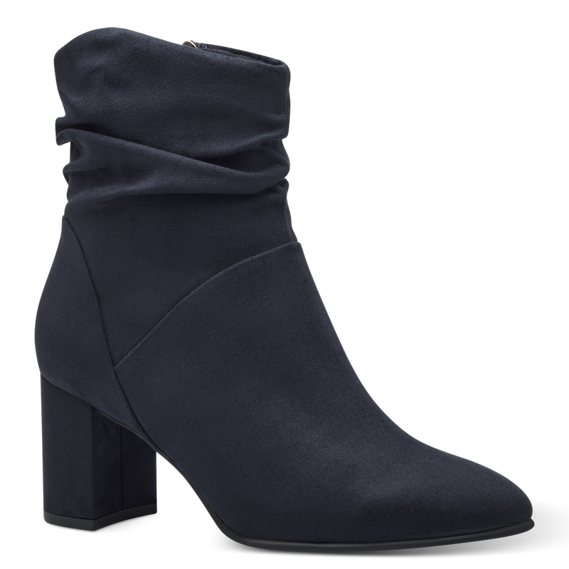 Marco Tozzi Ladies Ruched Zip Ankle Heel Boot 25307 41 840
