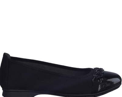 Jana Ladies Slip On Flat Pump Shoe 22165-41 001