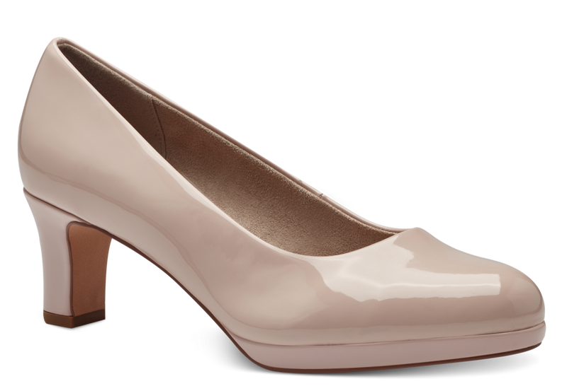 Jana Ladies Block Heel Court shoe 22479-42 509