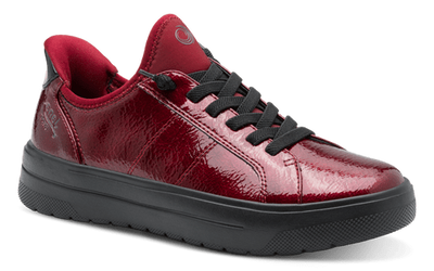 Jana Ladies Step In Red Patent Athleisure Shoe 23764-45 542