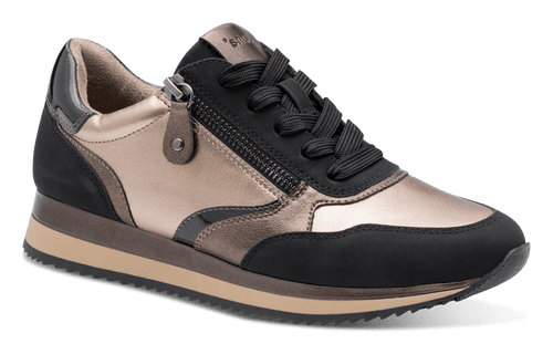 Jana Ladies Low Wedge Laced Shoe 23774-43 020