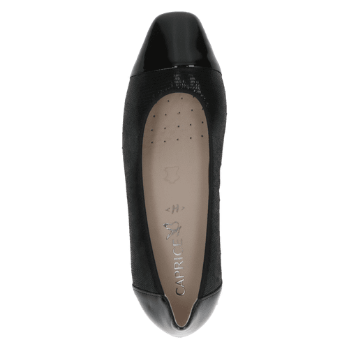 Caprice Ladies Block Heel Court Shoe 22306-43 019