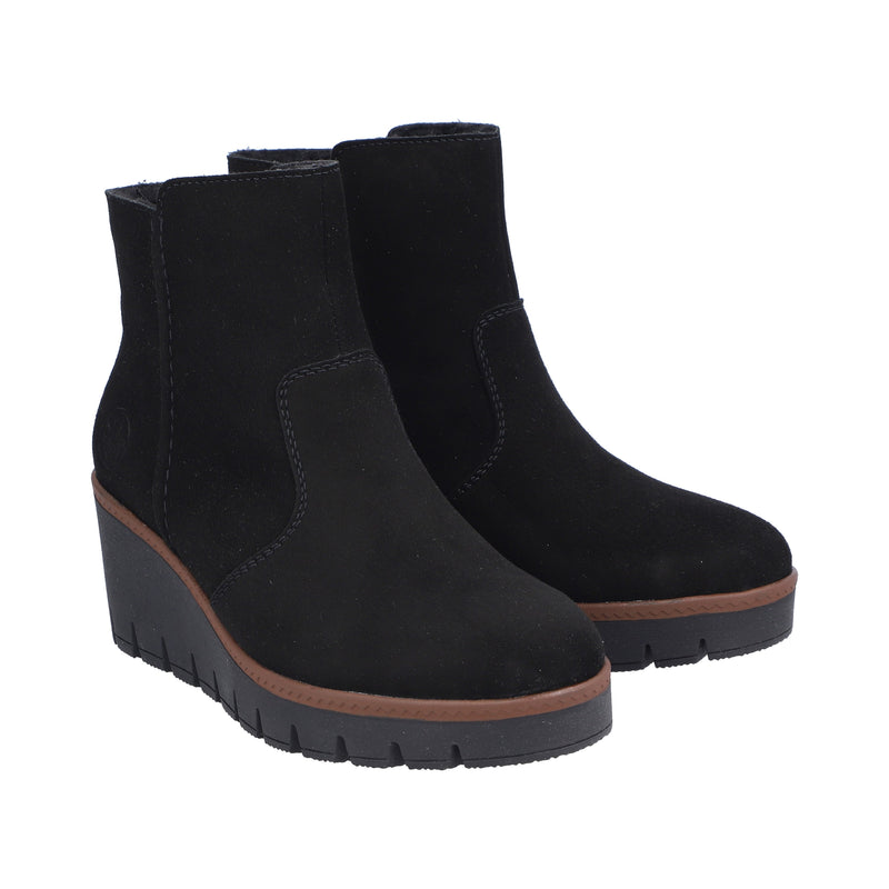 Rieker Ladies Low Wedge Ankle Boot Y5065-00