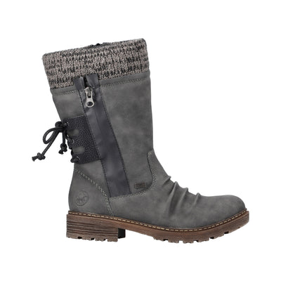 Rieker Ladies Water Resistant Mid-Calf Boot Z4756-45