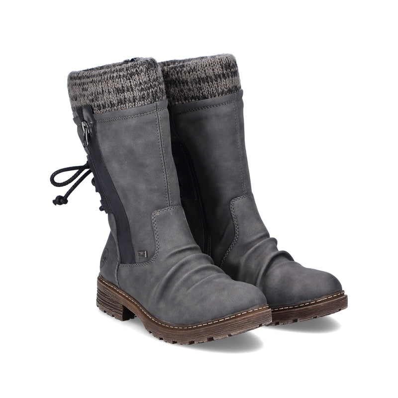 Rieker Ladies Water Resistant Mid-Calf Boot Z4756-45