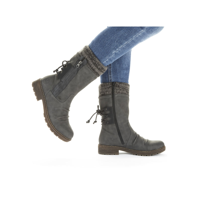 Rieker Ladies Water Resistant Mid-Calf Boot Z4756-45
