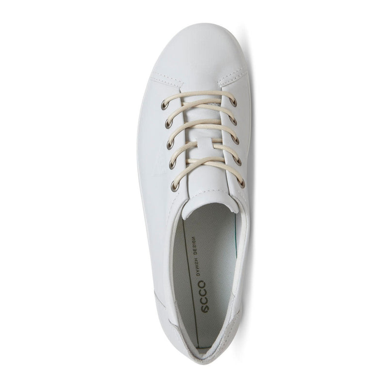 Ecoo Soft 2.0 White Ladies Laced Shoe 206503