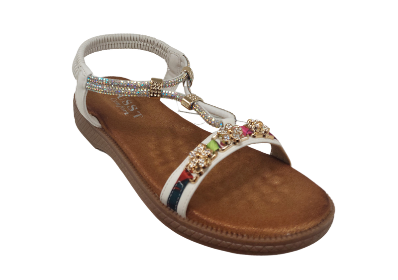 Susst Heidi Ladies Low Wedge Slip On Sandal