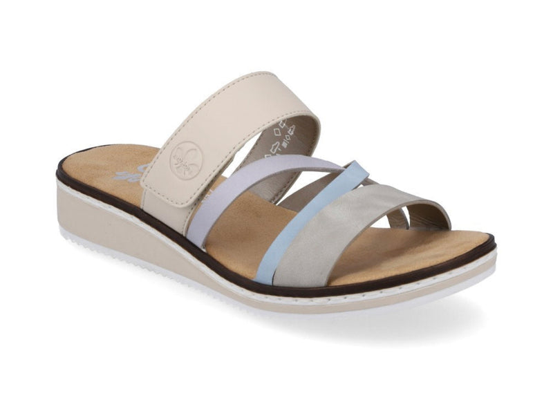 Rieker Ladies Slip On Velcro Sandal V3652-92