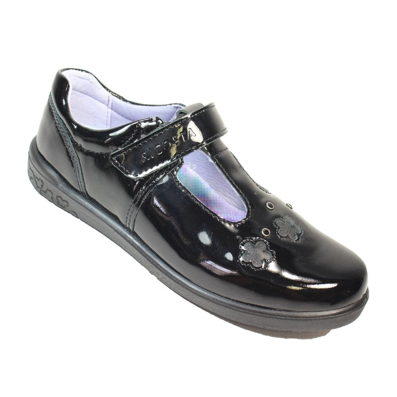 Ricosta Leona Girls Patent T-Bar Shoe 508600602/093
