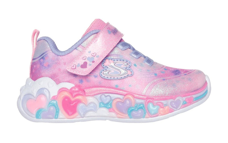 Skechers Eternal Heart Lights Girls Trainer 302696L