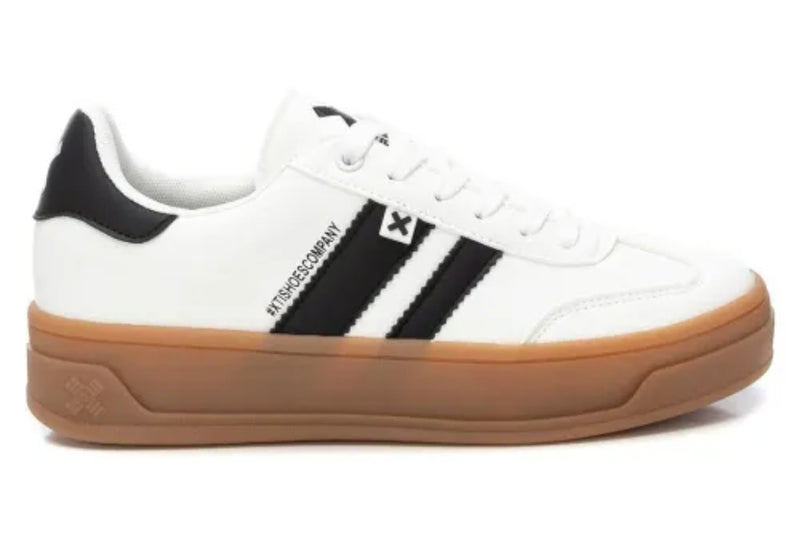 XTI Ladies Platform Laced Shoe 143645