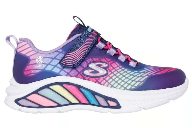 Skechers S-Light Rainbow Cruisers-Reflectin Girls Trainer 303722