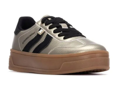 XTI Ladies Platform Laced Shoe 144585