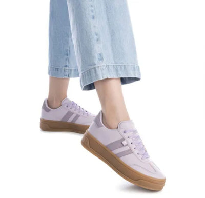 XTI Ladies Platform Laced Shoe 143645