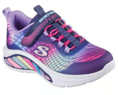 Skechers S-Light Rainbow Cruisers-Reflectin Girls Trainer 303722