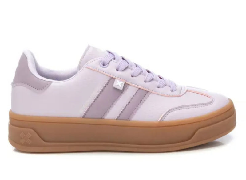 XTI Ladies Platform Laced Shoe 143645