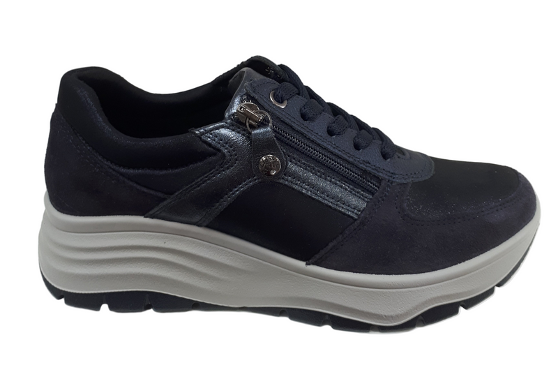 Imac Ladies Low Wedge Laced Shoe 856870