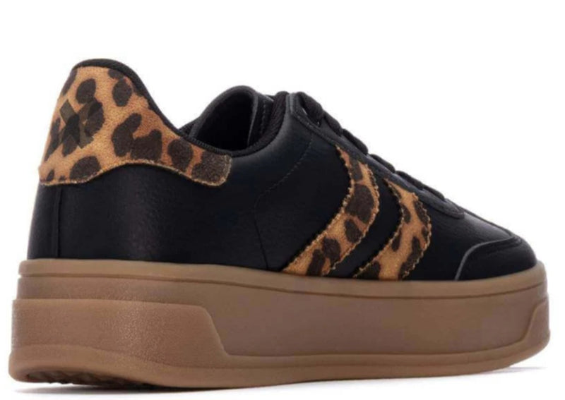 XTI Ladies Platform Laced Shoe 144585
