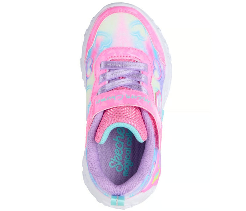 Skechers Unicorn Charmer Lil Heart Sparkles Girls Trainer 303064