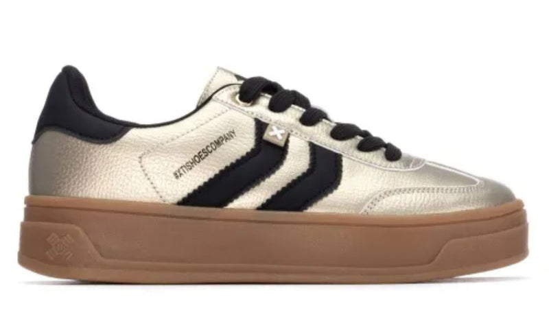 XTI Ladies Platform Laced Shoe 144585
