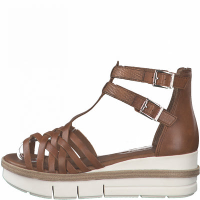 Tamaris Ladies Platform Style Wedge Sandal 28241 305