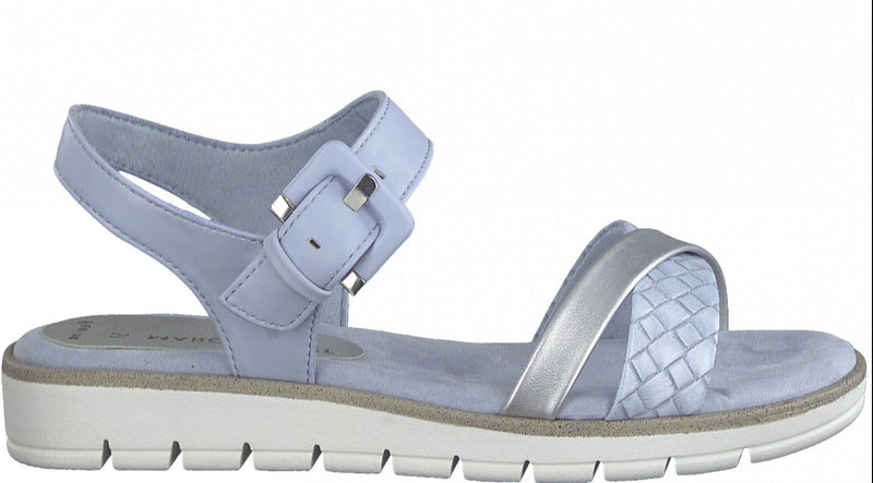 Marco Tozzi Ladies Vegan Flat Strappy Sandal 28607 876