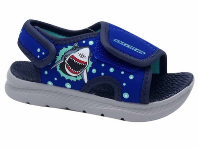 Skechers Boys Double Velcro Sandal 406500N