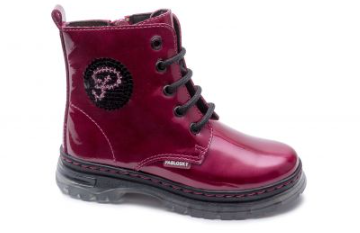Pablosky Girls Laced “Doc “ Boot 412979