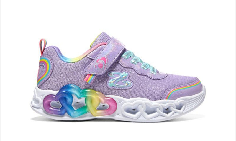 Skechers Infinite Heart Lights-Love Girls Trainer 303751L