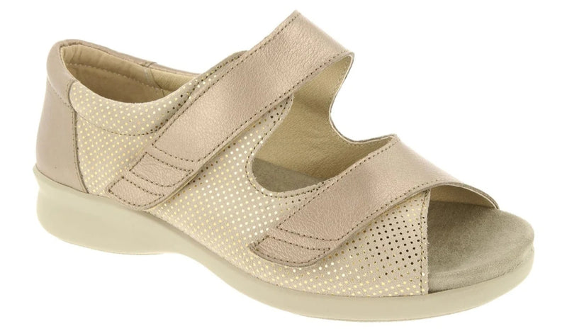 Easy B Petra Ladies 2V Double Velcro Sandal 75058G