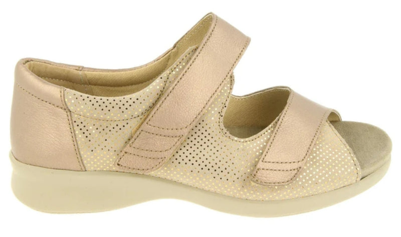 Easy B Petra Ladies 2V Double Velcro Sandal 75058G