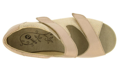 Easy B Petra Ladies 2V Double Velcro Sandal 75058G