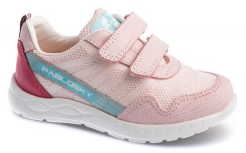 Pablosky Xandar Girls Double Velcro Trainer 296570