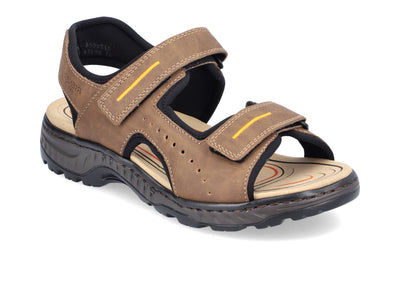 Rieker Men's Double Velcro Sandal 21760-24