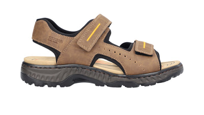 Rieker Men's Double Velcro Sandal 21760-24
