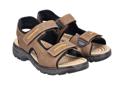 Rieker Men's Double Velcro Sandal 21760-24