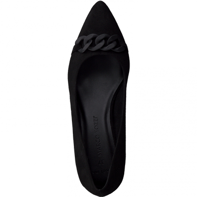 Marco Tozzi Ladies Block Heel Court Shoe 22403 001