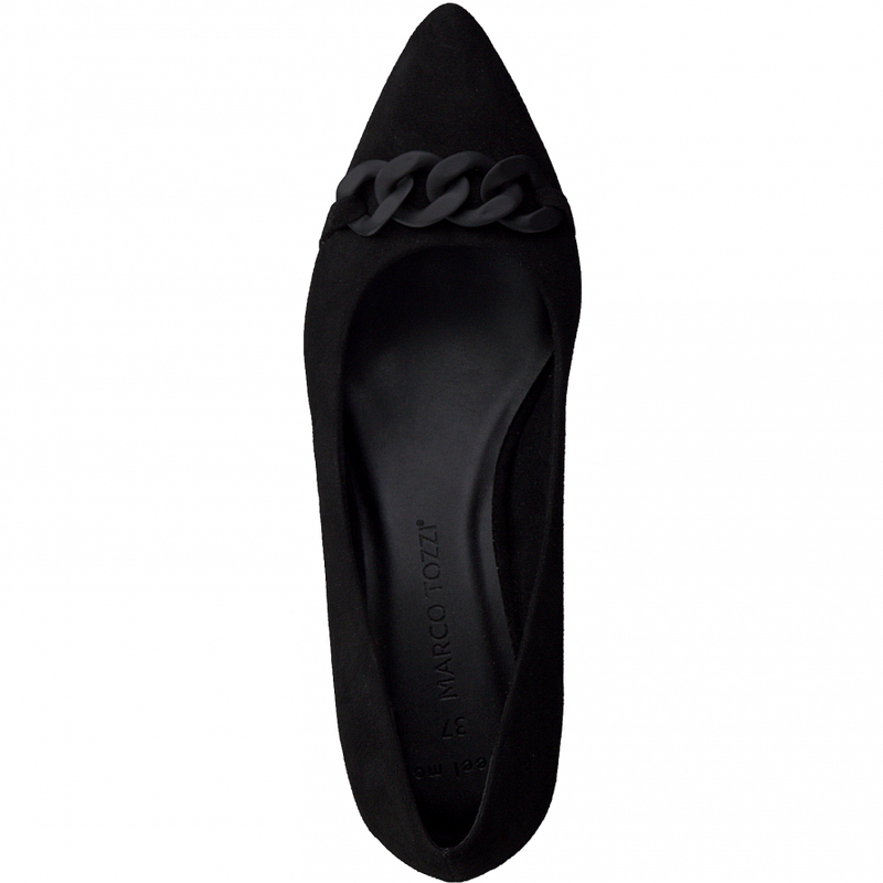 Marco Tozzi Ladies Block Heel Court Shoe 22403 001