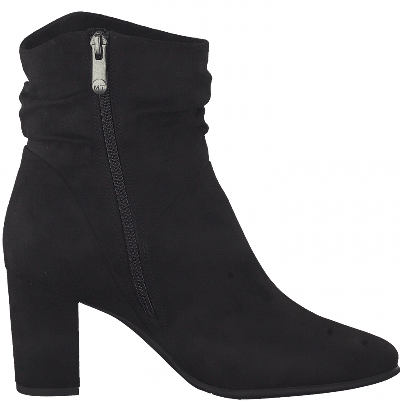 Marco Tozzi Ladies Ruched Zip Ankle Heel Boot 25307 41 001