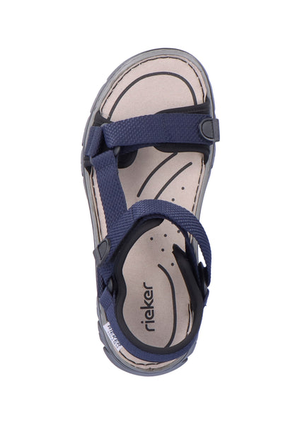 Rieker Men's Double Velcro Sandal 26772-14